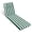 Dark Green, variant on Outdoor Chaise Lounge Cushion, High-Density Foam Fill Patio Furniture Bench 72 x 21 Inch Cushions Navy Blue