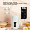 thumbnail image 3 of Jenmayt Portable Electric Pot for Cooking Dorm Room - 34oz Non-stick Travel Electric Kettle, Mini Hot Pot with Temperature and Time Control - Self Heating Soup/Rice/Ramen Cooker/Warmer, 3 of 12