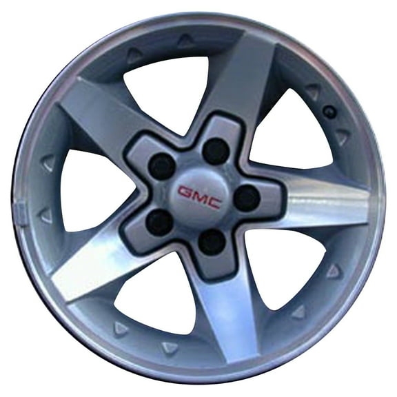 Pre-Owned Original Equipment Machined and Painted Light Charcoal Aluminum Wheel 16 x 8 12490096 fits 2001-2004 Chevrolet S10 (Good)