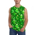 thumbnail image 1 of Balery St Patrick's Day2 Camisetas sin mangas para hombre, absorbe la humedad y protege contra el mal olor.-3X-Large, 1 of 7