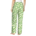 thumbnail image 3 of Daiia Daisies Flowers Women's Sleep Pant with Pockets and Drawstring,Pajama Pants-Large, 3 of 9