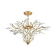 thumbnail image 2 of Elk Home Flora Grace 7-Light Champagne Gold with Clear Crystal Glass Chandelier, 2 of 5