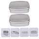 thumbnail image 5 of CIMAXIC 2Ud Caja De Jabón Aluminio Plata Multiusos Para Maquillaje Y Almacenamiento De Objetos Pequeños, 5 of 8
