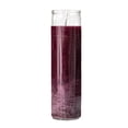 thumbnail image 3 of (4 pack) MagicLight Religious Candles 9.6 oz - Clear Glass Jar, Unscented Purple Wax, 3 of 6