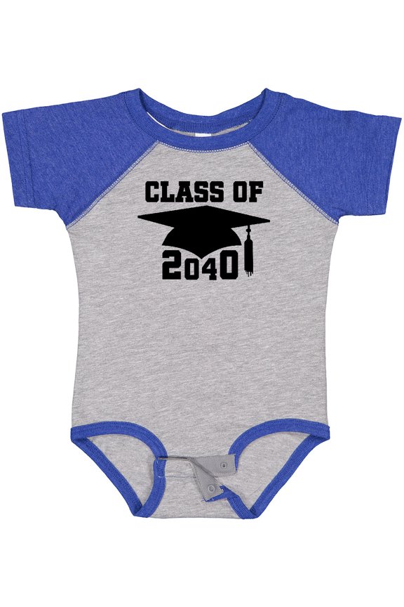 Class of 2040 Graduation Boys or Girls Baby Bodysuit