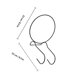 thumbnail image 2 of unbranded 2Ud Soporte Colgante Para Macetas De Iron Material Negro Para Y Almacenaje, 2 of 7