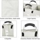 thumbnail image 4 of 2025 Latest Model 3 Sections Large Laundry Hamper, Laundry Bag Collapsible, 4 of 5