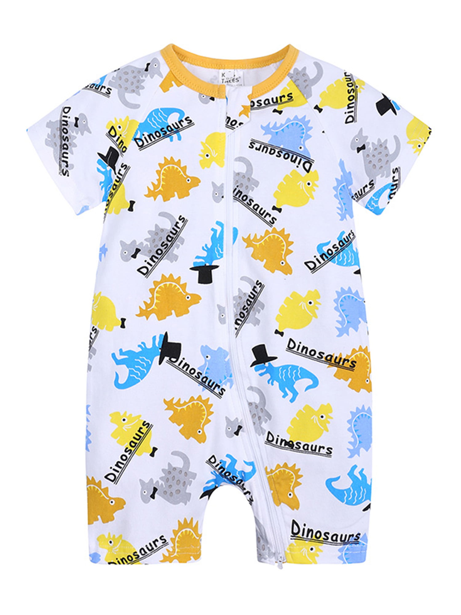 Infant Baby Boys Bodysuit Short-Sleeve Onesie Its Almost Fry Day Print Rompers Winter Pajamas