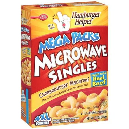 General Mills Hamburger Helper Microwave Singles, 11.1 oz