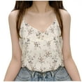 thumbnail image 2 of SDJMa Fashion Women V-Neck Casual Sleeveless Printed Camis Vest Loose Tanks Tops, 2 of 4