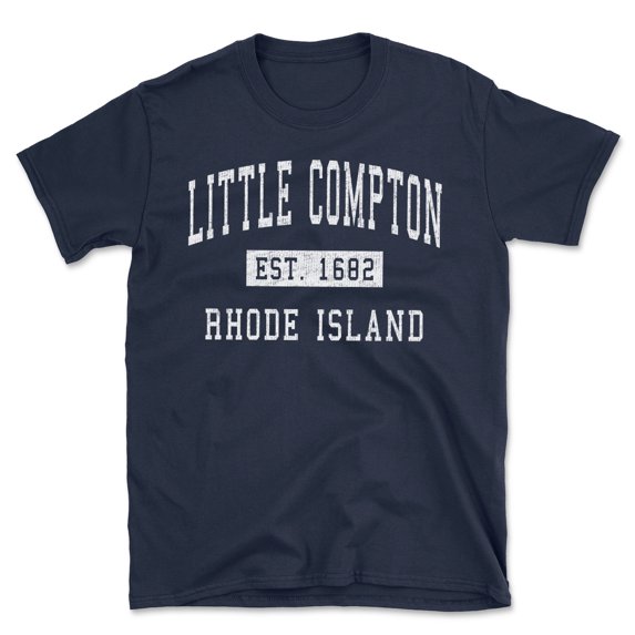 Little Compton Rhode Island Classic Established Men's Cotton T-Shirt