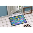 thumbnail image 2 of Carolines Treasures VHA3034MAT Little Colorful Fishes Door Mat Indoor Rug or Outdoor Welcome Mat 18x27 Doormat  27"L x, 2 of 2