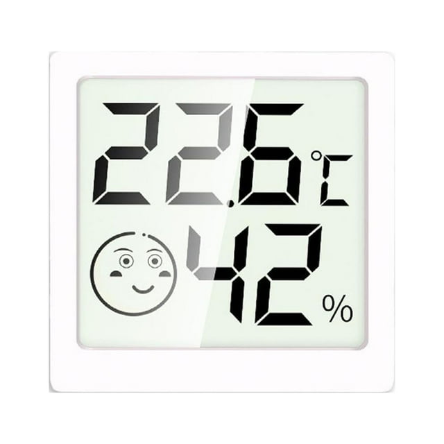Moniteur de Température et d'Humidité, Hygromètre Numérique Mini Petit Intérieur Lcd Électronique Numérique Hygromètre de Température Pièce Intérieur et Moniteur d'Humidité Mini Hygromètre pour Chambre de Bébé Entrepôt