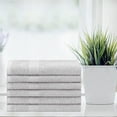 thumbnail image 2 of Impressions Hemingford Eco-Friendly Cotton 6-Piece Hand Towel Set, 2 of 5