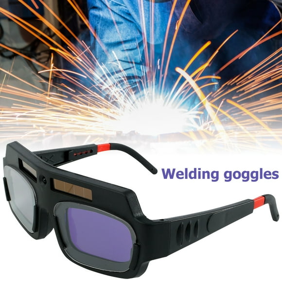 Hands DIY Auto Darkening Welding Glasses True Color View Welder Glasses Optical Clarity Welding Goggle Solar Eye Protection Welding Glasses for Electric Welding Cutting Grinding