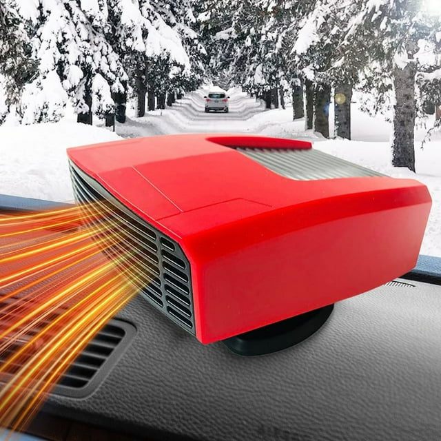 Birdeem Portable Car Heater and Defroster,24V/12V 180W 2-In-1 Windshield Demister with Fast Heating for All Vehicles,Compact Dashboard Fan for Year-Round Use