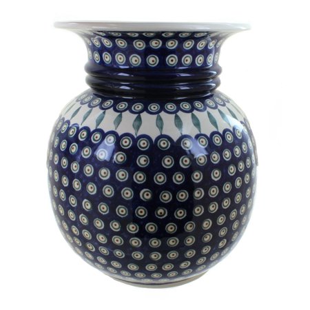 Polish Pottery Peacock Floor Vase Walmart Com