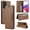Brown, variant on Allytechgroup Flip Case for Samsung Galaxy A53 5G with Credit Card Slot, PU Leather Wallet Phone Case with Stand Slim Lightweight Shockproof Back Cover Bumper for Samsung Galaxy A53 5G, Black