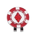 thumbnail image 1 of Advancent Marcador de Golf de Metal, lindo, portátil, extraíble, desmontable, Clip para sombrero, marca de posicionamiento de bola para Golf Rombo, 1 of 6