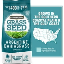 Pennington Argentine Bahiagrass Grass Seed, for Full Sun, 7 lb. 1 New Bag