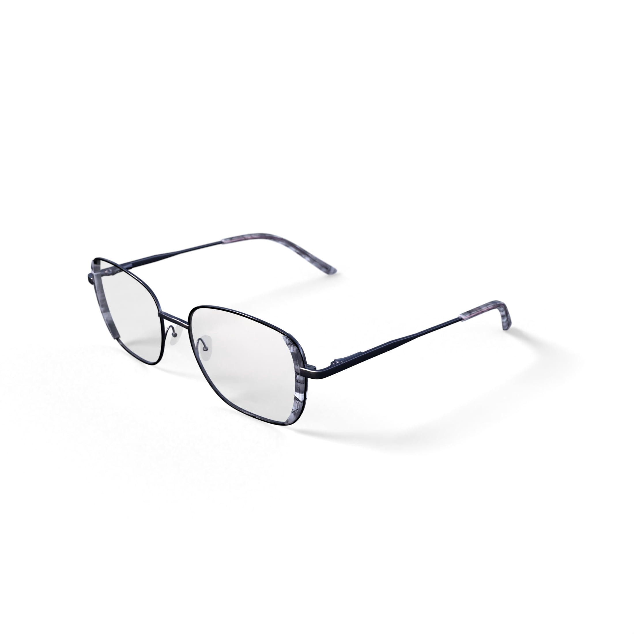 Walmart Women's Rosie Square Prescription Eyeglasses with Case, Purple