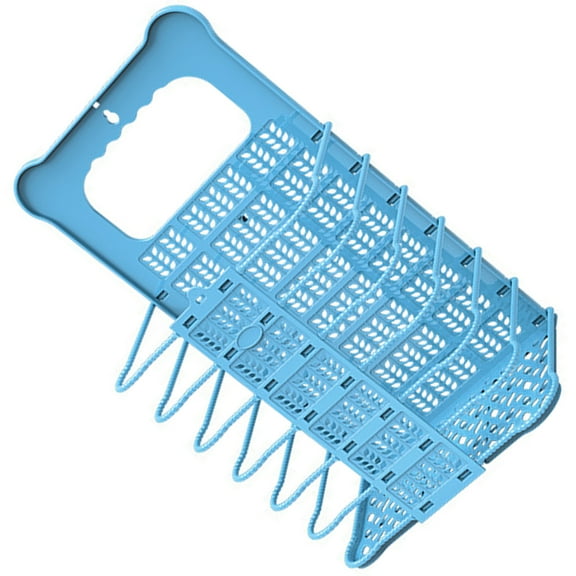 WRITWAA Plastic Laundry Hamper Basket Rectangular for Dirty Clothes, Game Room Storage Organizer, 1 Piece