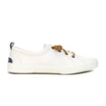 thumbnail image 1 of Sperry Women's Pier Wave White Canvas Sneakers<span> - </span>10 (Wide), 1 of 1