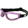 thumbnail image 1 of Birdz Eyewear Cardinal Women's Translucent Pink Padded Goggles with Clear Lenses, 1 of 6