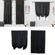thumbnail image 1 of Cortina de oscurecimiento de 2 piezas de 2 Cortinas Opacas para Ventana, Cortinas Que Oscurecen La Habitación, Negro Fanmusic Cortina de oscurecimiento de 2 piezas, 1 of 6