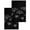 Black, variant on Grey Dandelion Kitchen Dish Towels for Drying Dishes Set of 3, Spring Modern Minimalist Country Flower Waffle Weave Microfiber Hand Tea Bathroom Towels Quick Dry & Absorbent Towel 15.7x23.6