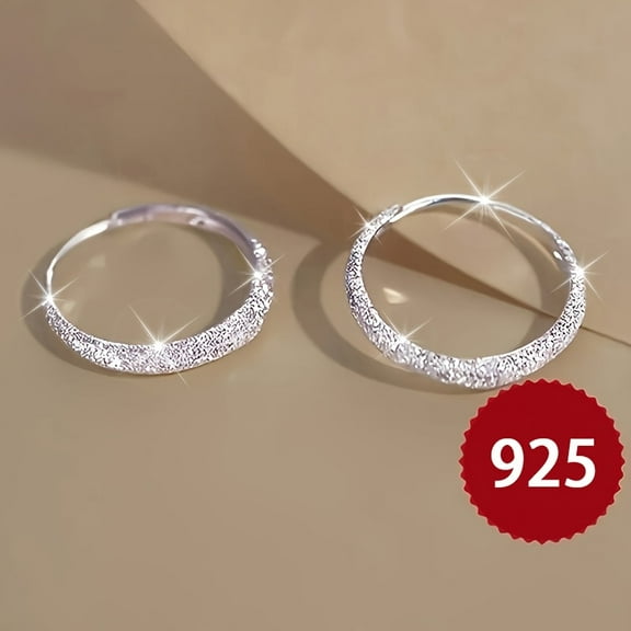 style 925 Silver -plated Starry Earrings -Suitable for daily wear and gifts,Silver