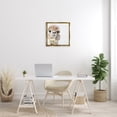 thumbnail image 3 of Stupell Industries Alpaca & Coffee Latte Animals & Insects Painting Gold Floater Framed Canvas Art Print Wall Art, 25 x 25, 3 of 10