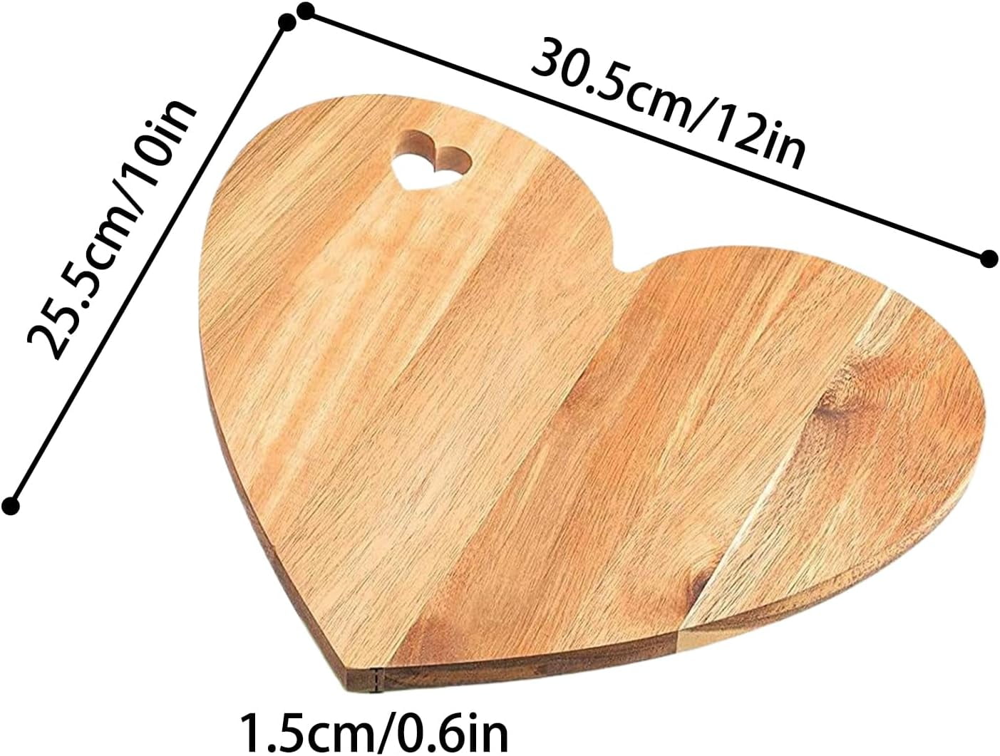 Heart Charcuterie Board, Wood Bread Board, DIY Heart Shaped Wooden Cutting Boards For Crafts, Acacia Wood Cutting Hearts Shaped Charcuterie Boards, Wooden Serving Tray Or Platter Valentines