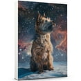 thumbnail image 2 of Berger Picard Dog Lying in The Snow Canvas Print Wall Art Famous Painting for Kids Nursery Bedroom Living Room Office Home, 2 of 6