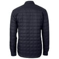thumbnail image 3 of Men's Cutter & Buck Navy Gonzaga Bulldogs Rainier PrimaLoft Eco Insulated Quilted Button-Up Shacket, 3 of 3