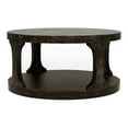 thumbnail image 3 of Furniture of America Arturo Solid Wood Open Shelf Coffee Table in Antique Black, 3 of 8
