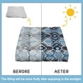 thumbnail image 2 of Square Meditation Cushion 22in, Soft Dutch Velvet Pillow for Yoga, Living Room, and Zen Corner, 2 of 7