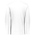 thumbnail image 2 of Augusta Sportswear L Boys Tri-Blend Long Sleeve Crew White 3076, 2 of 3