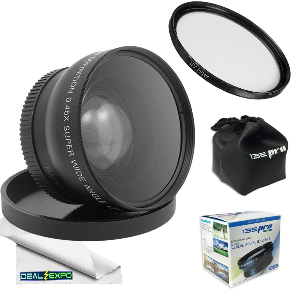 Sony Vivitar 95mm UV & Circular Polarizer Glass Filter Nikon CapKeeper Olympus & Pentax Lenses Lens Cleaning Kit for Canon
