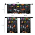 thumbnail image 4 of LALILO Kitchen Curtains and Valances Set of 3 36" Halloween Window Treatment Tiers for Window Decor, 4 of 5