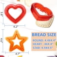 thumbnail image 1 of Toystoory 3 unids/set de selladores de sándwich, molde para hacer pan de plástico DIY, moldes portátiles para hornear tostadas de cocina Herramientas y accesorios para hornear Toystoory HA004594-00B, 1 of 6
