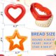 thumbnail image 4 of Bearachild 3 unids/set de selladores de sándwich, molde para hacer pan de plástico DIY, moldes portátiles para hornear tostadas de cocina Herramientas y accesorios para hornear Bearachild HA004594-00B, 4 of 6