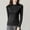 Black, variant on Ayolanni Black Womens Tops Trendy Long Sleeve Crew Neck Cotton Solid Thermal Tops Shirts for Women L