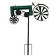 thumbnail image 2 of Estaca de patio de molino de viento del tractor del arte del hierro del jardín | Decoración exterior giratoria con temática de granja | Escultura de metal duradera y resistente a la intemperie, 2 of 8