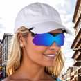 thumbnail image 2 of Sombrero Viseras Gafas Con Clip Ajustables para Senderismo Golf, 2 of 9