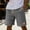 c01Gray, variant on Men's Linen Casual Shorts Elastic Waist Drawstring Summer Beach With Pockets Lightweight Breathable Loose Shorts Beige M