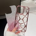 thumbnail image 3 of Case for iPhone 15 Pro Max Plating Gradient Glitter Cover Anti-Scratch Shockproof Protective iPhone 15 Pro Max Case for Women Girls, Black, 3 of 11