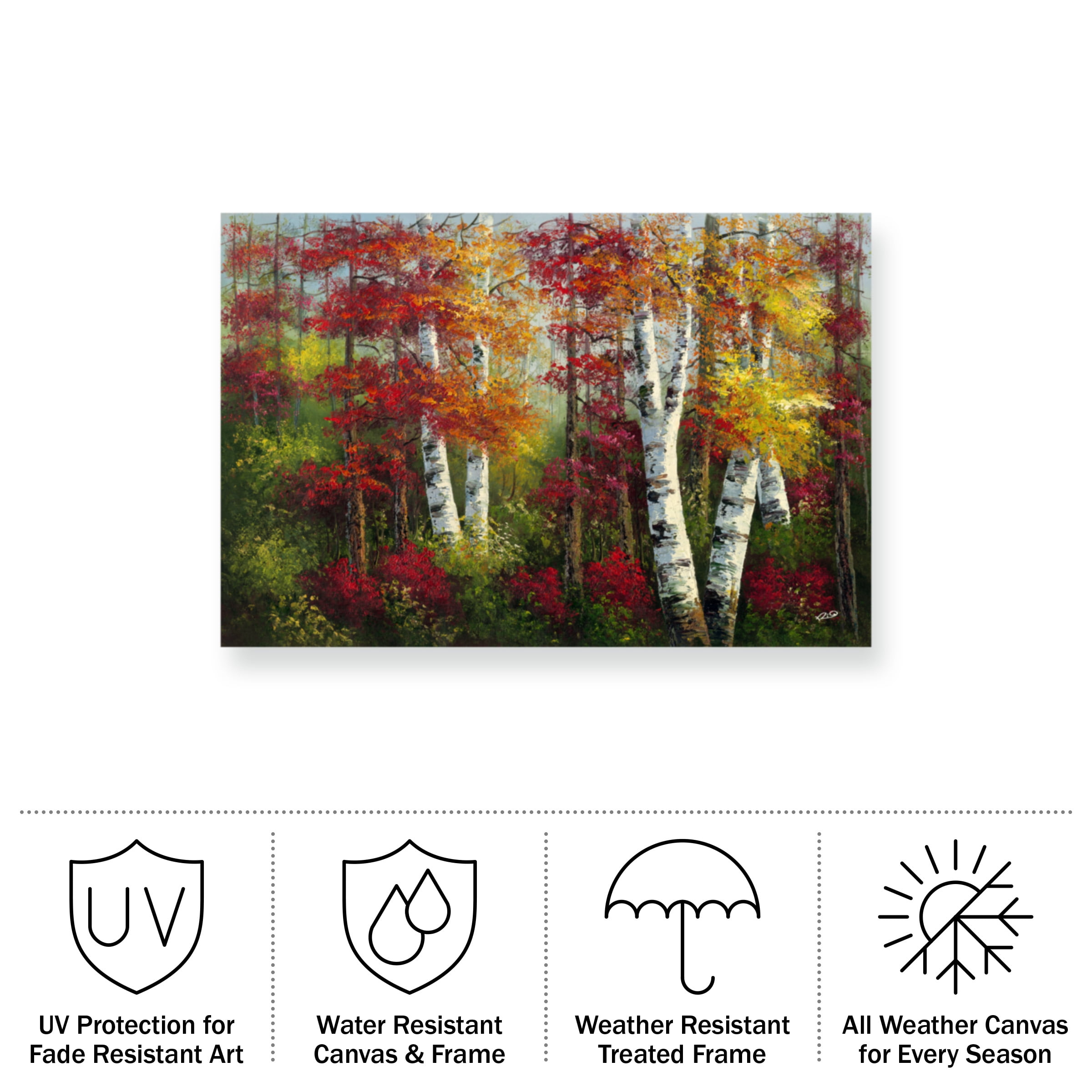 Masters Fine Art 'Indian Summer' Outdoor All-Weather Wall Decor