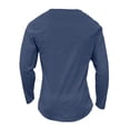 thumbnail image 4 of Tisuna Long Sleeve T-Shirts For Men Stretch V Neck Tops Men Solid Tshirts For Everyday Wear Size L, 4 of 5