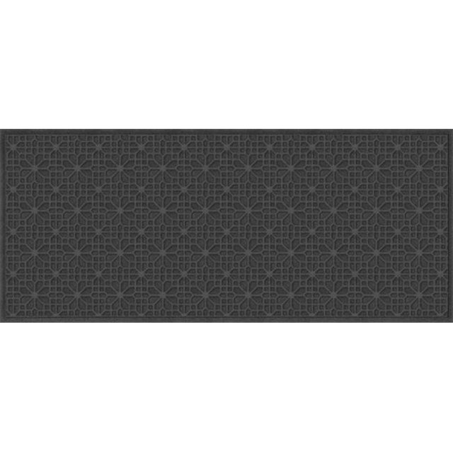 707540037 Water Guard Stained Glass Mat in Charcoal - 3 ft. x 7 ft.